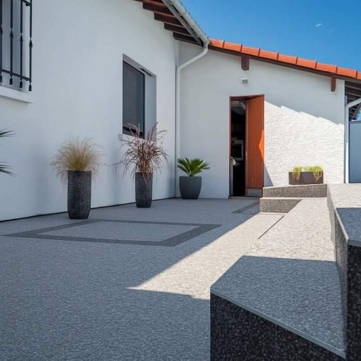 Travaux de revêtement en moquette de pierre à Soorts-Hossegor