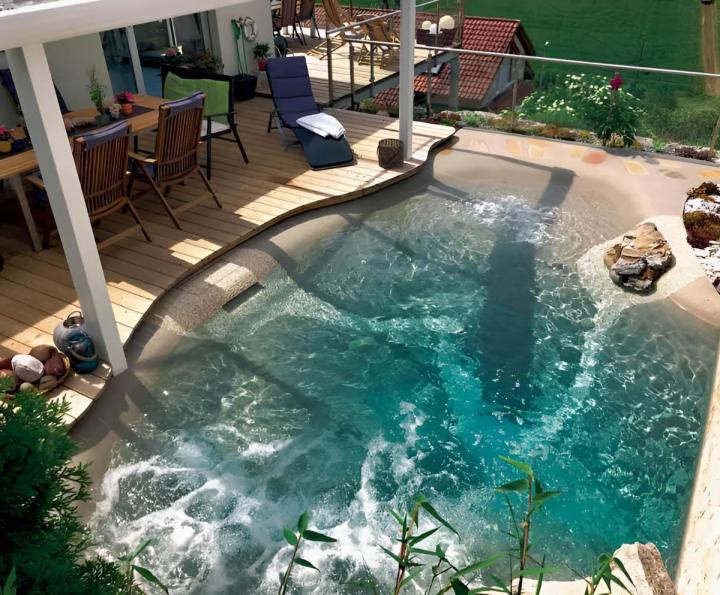 Construction de piscine lagon Soorts-Hossegor